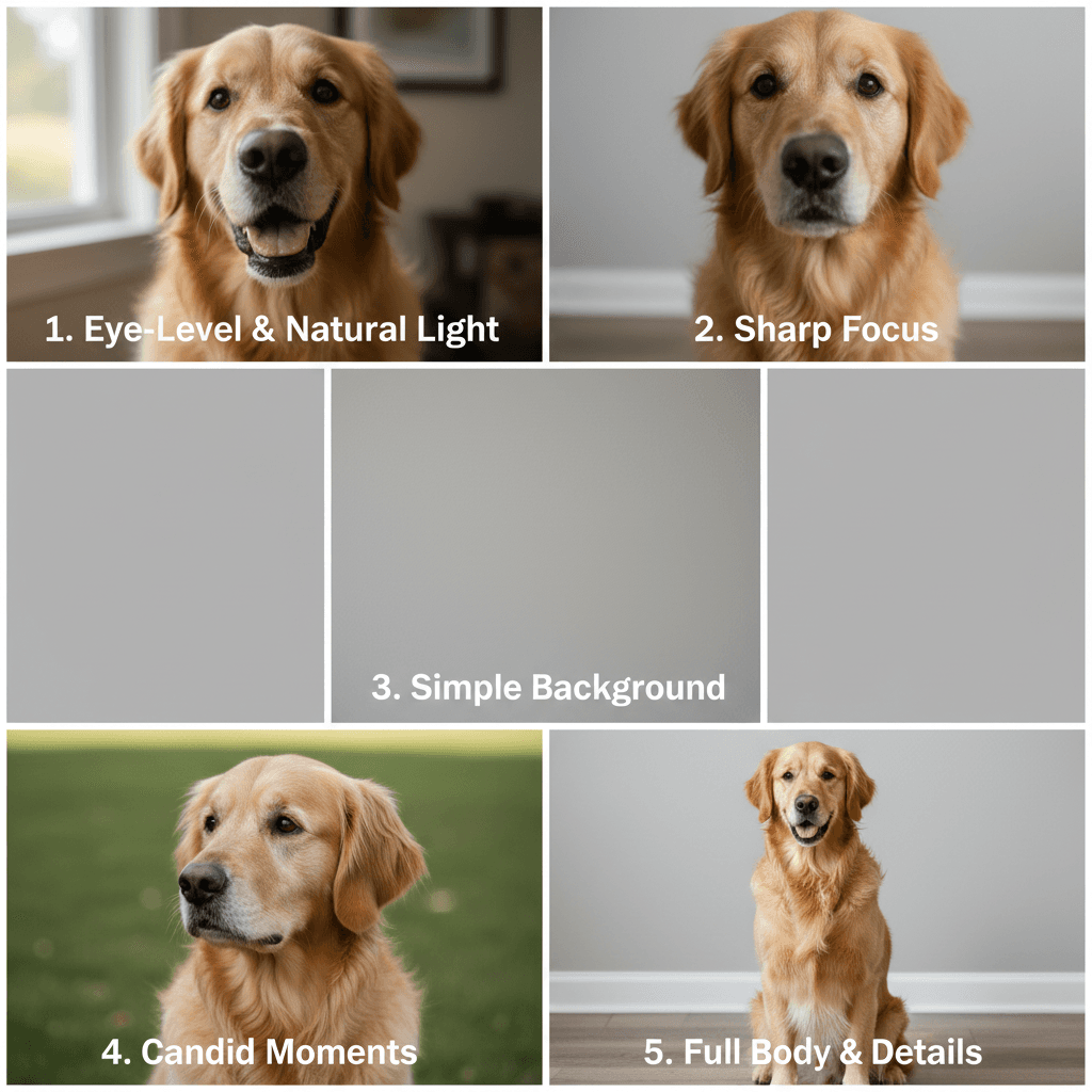 5 Tips for Taking the Perfect Reference Photo for Your Pet Portrait